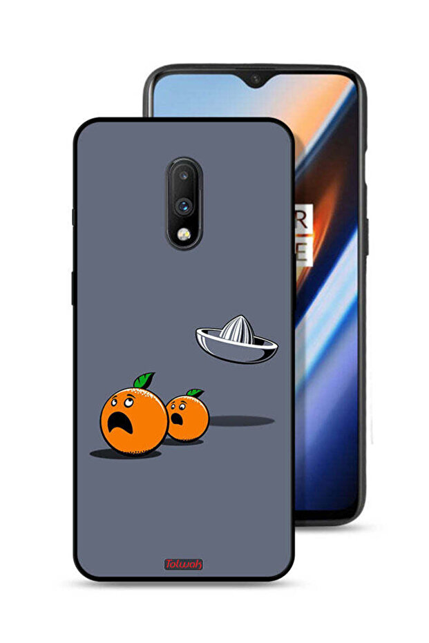 OnePlus 7 Protective Case Cover Minimalism Digital Art Humor