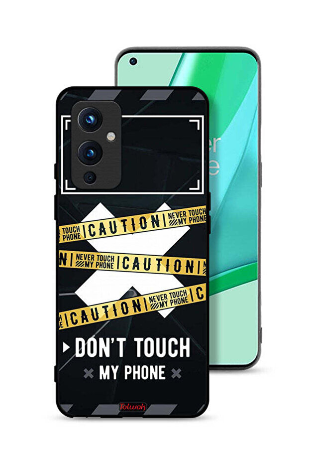 OnePlus 9 5G Protective Case Cover Caution Never Touch My Phone
