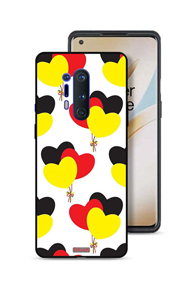 غطاء حماية لهاتف OnePlus 8 Pro بتصميم مجموعة قلوب الثلاثة