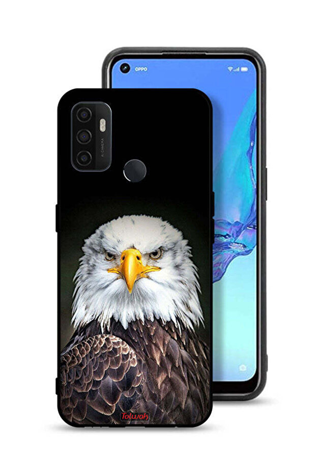 غطاء حماية لهاتف Oppo A32 - نسر - 1