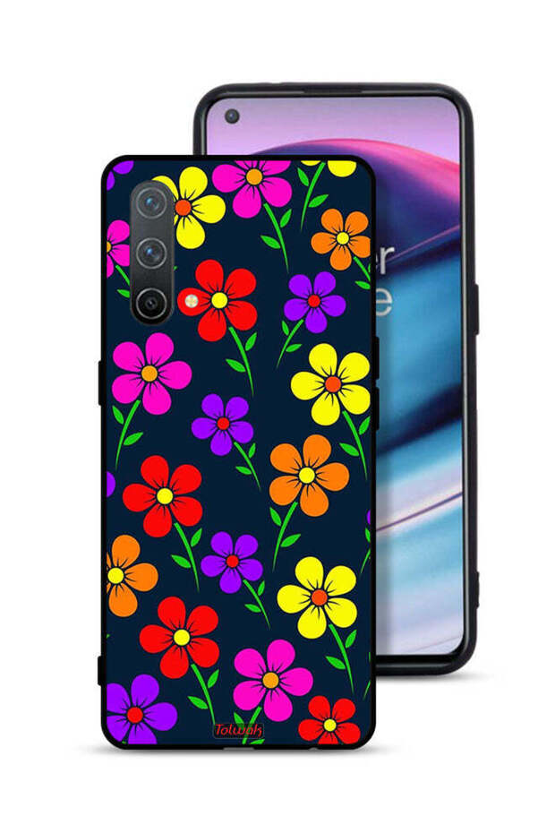 OnePlus Nord CE 5G Protective Case Cover Colorful Flowers