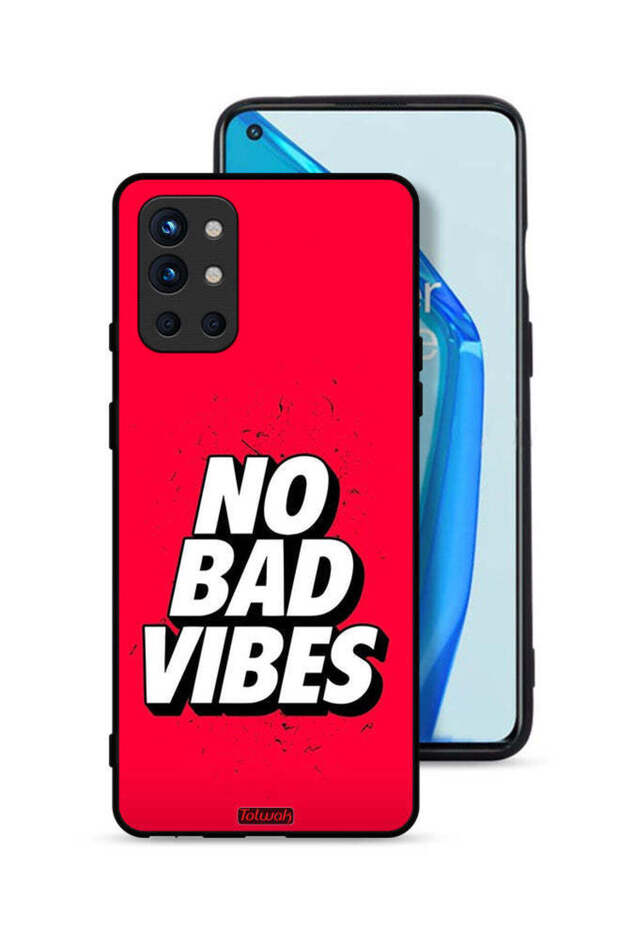OnePlus 9R 5G Protective Case Cover No Bad Vibes