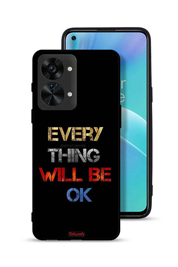 غطاء حماية لهاتف OnePlus Nord 2T 5G كل شيء سيكون على ما يرام