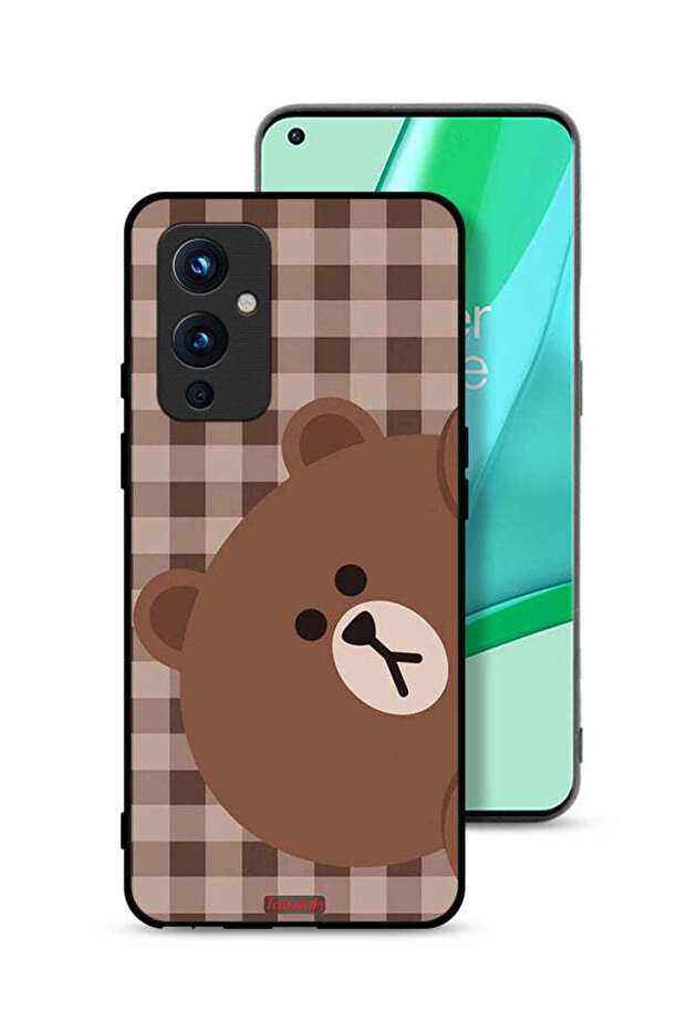 غطاء حماية لهاتف OnePlus 9 5G بتصميم دب تيدي