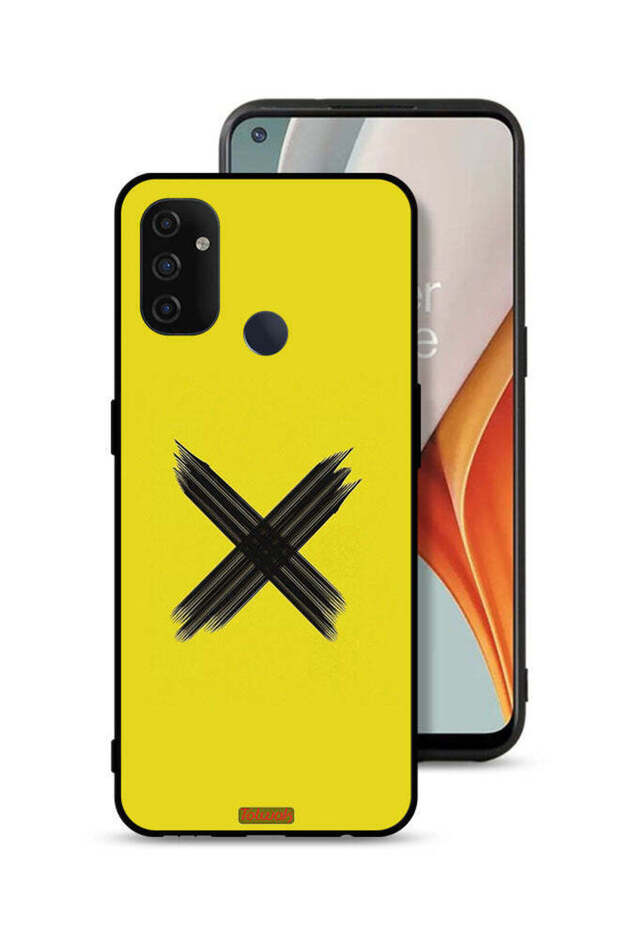 غطاء حماية لهاتف OnePlus Nord N100 بنمط X