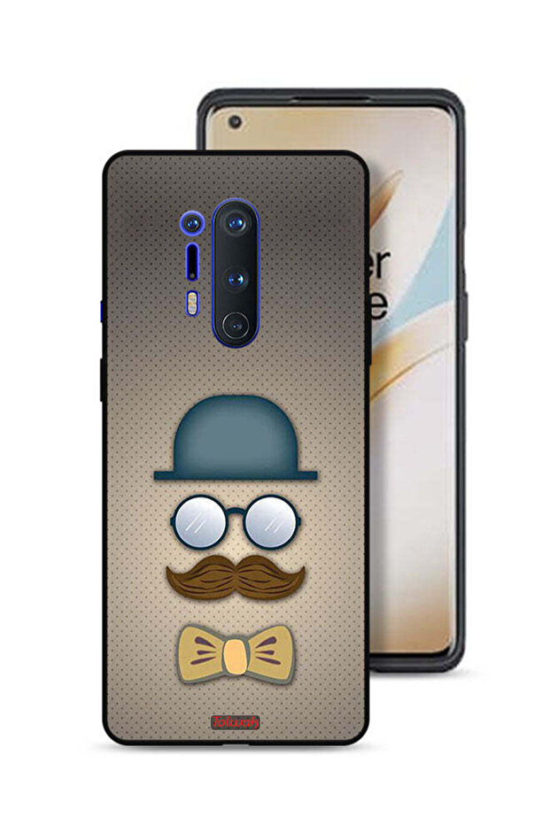 غطاء حماية لهاتف OnePlus 8 Pro برسومات رأس الرجل