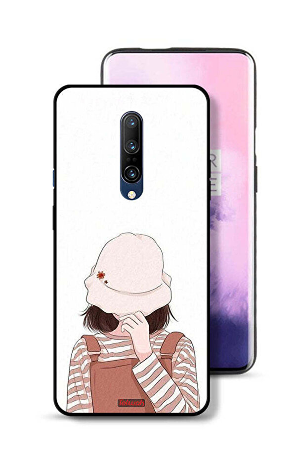 OnePlus 7 Pro Protective Case Cover Hide Face By Hat
