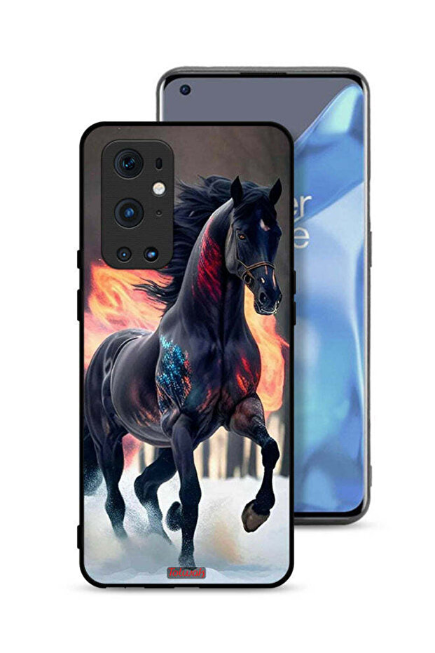 غطاء حماية لهاتف OnePlus 9 Pro 5G بتصميم حصان عالي الوضوح