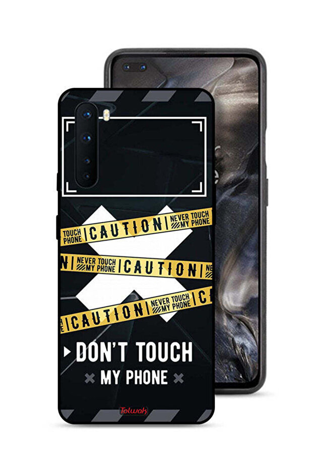 OnePlus Nord Protective Case Cover Caution Never Touch My Phone