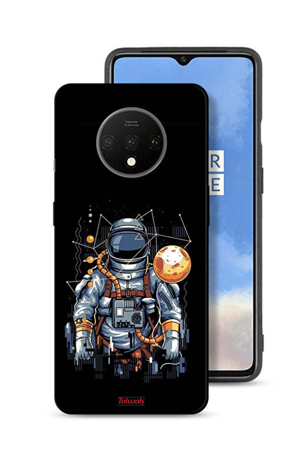 OnePlus 7T Protective Case Cover Astronaut Abstract Art
