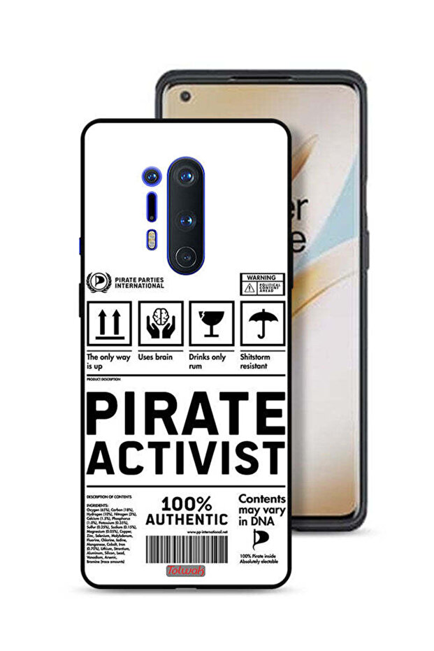 غطاء حماية لهاتف OnePlus 8 Pro، ملصق ناشط خاص