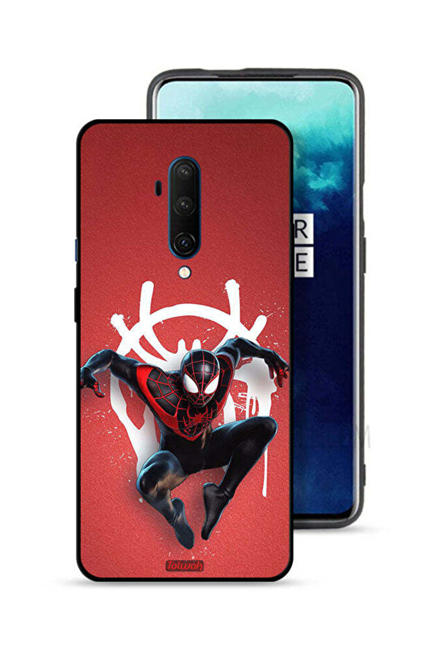 غطاء حماية لجهاز OnePlus 7T Pro بتصميم سبايدرمان