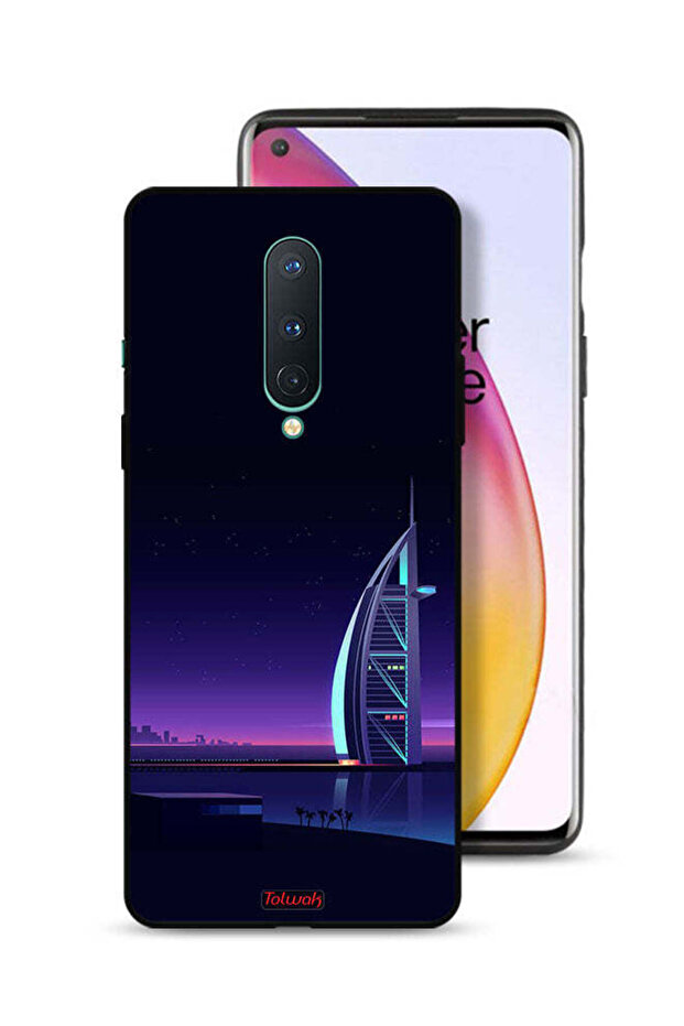 غطاء حماية لهاتف OnePlus 8 - فن برج العرب الرقمي