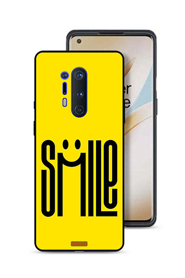 غطاء حماية لهاتف OnePlus 8 Pro برسومات ابتسامة