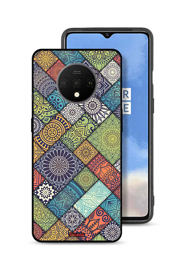 غطاء حماية لهاتف OnePlus 7T بنمط ماندالا - 1