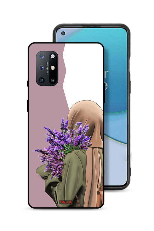 غطاء حماية لهاتف OnePlus 8T 5G بطبعة زهرة حاملة