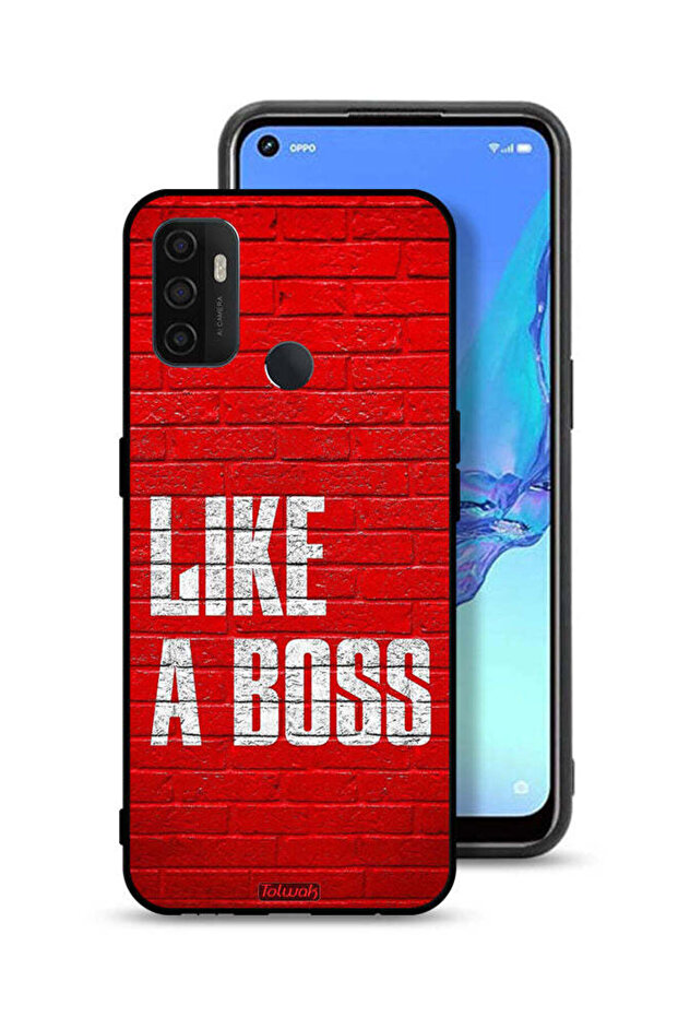 غطاء حماية لهاتف Oppo A32 مثل الزعيم