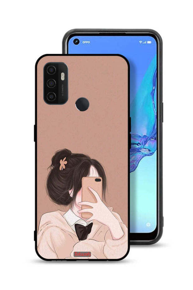 غطاء حماية لهاتف Oppo A32 لالتقاط صورة سيلفي