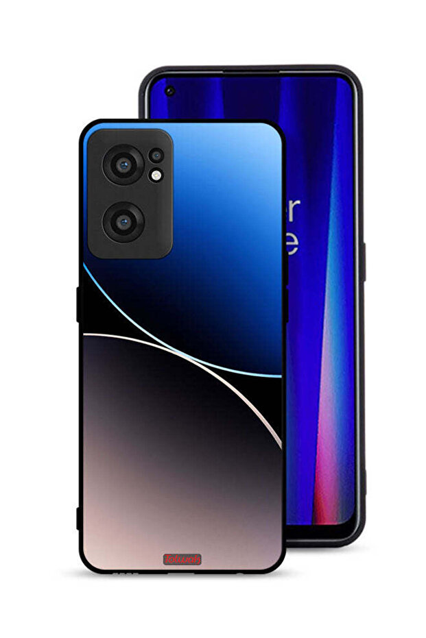 OnePlus Nord CE 2 5G Protective Case Cover Curve Lines Pattern