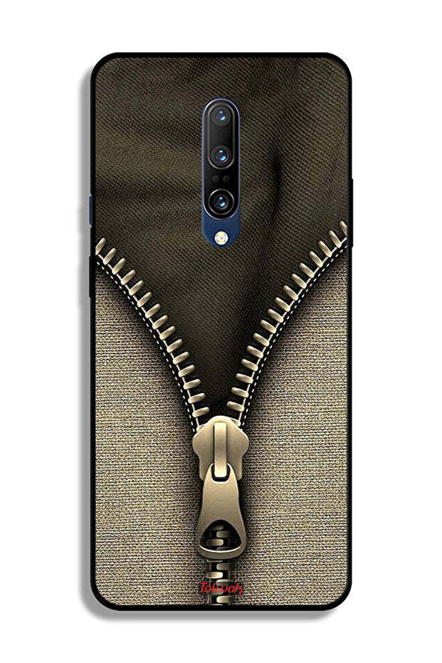 غطاء حماية بنمط سحاب لهاتف OnePlus 7 Pro 4G - 2