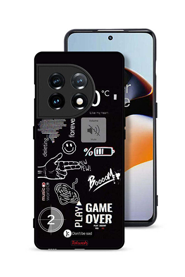 غطاء حماية لهاتف OnePlus 11 5G Game Over Pew Pew