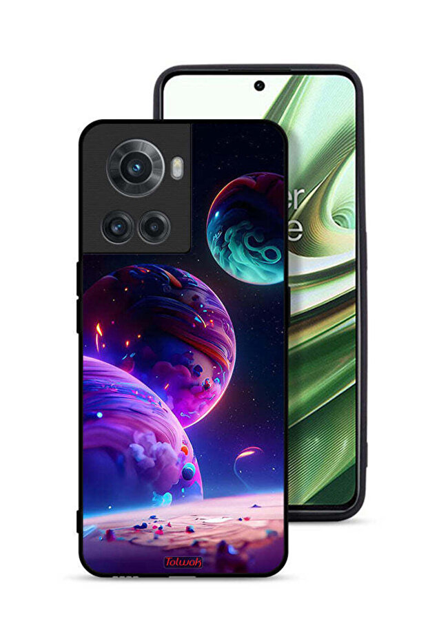 غطاء حماية لهاتف OnePlus 10R 5G بنمط كوكبي