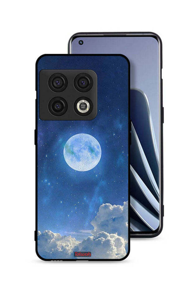 غطاء حماية لهاتف OnePlus 10 Pro 5G بطبعة غيوم القمر