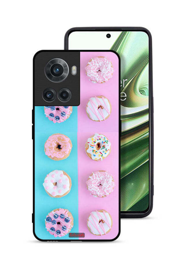 OnePlus 10R 5G Protective Case Cover Heather Donuts