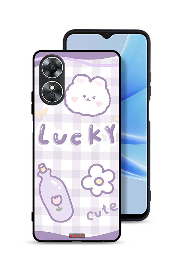 غطاء حماية لهاتف Oppo A17 - لاكي كيوت