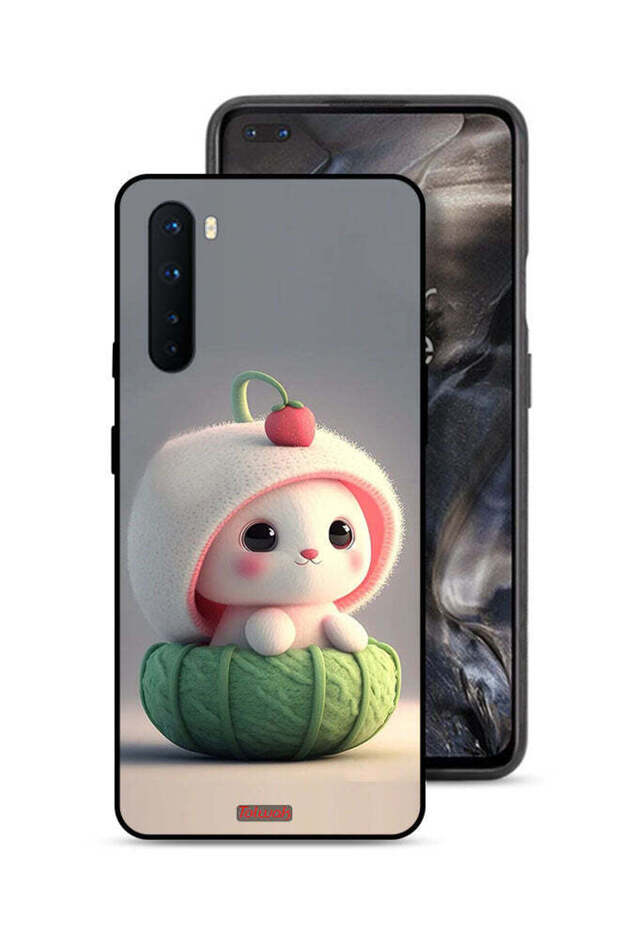 غطاء حماية لهاتف OnePlus Nord - أرنب صغير لطيف