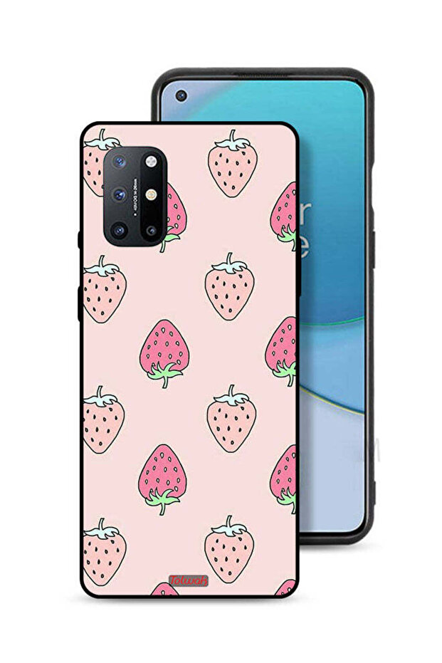 غطاء حماية لهاتف OnePlus 8T Plus 5G أيقونة الفراولة