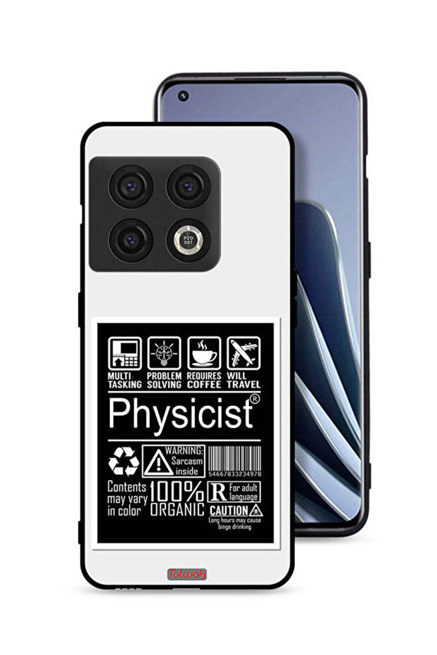 غطاء حماية لهاتف OnePlus 10 Pro 5G بملصق فيزيائي