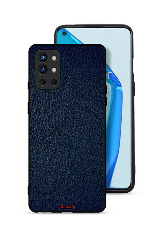 OnePlus 9R 5G Protective Case Cover Leather Pattern
