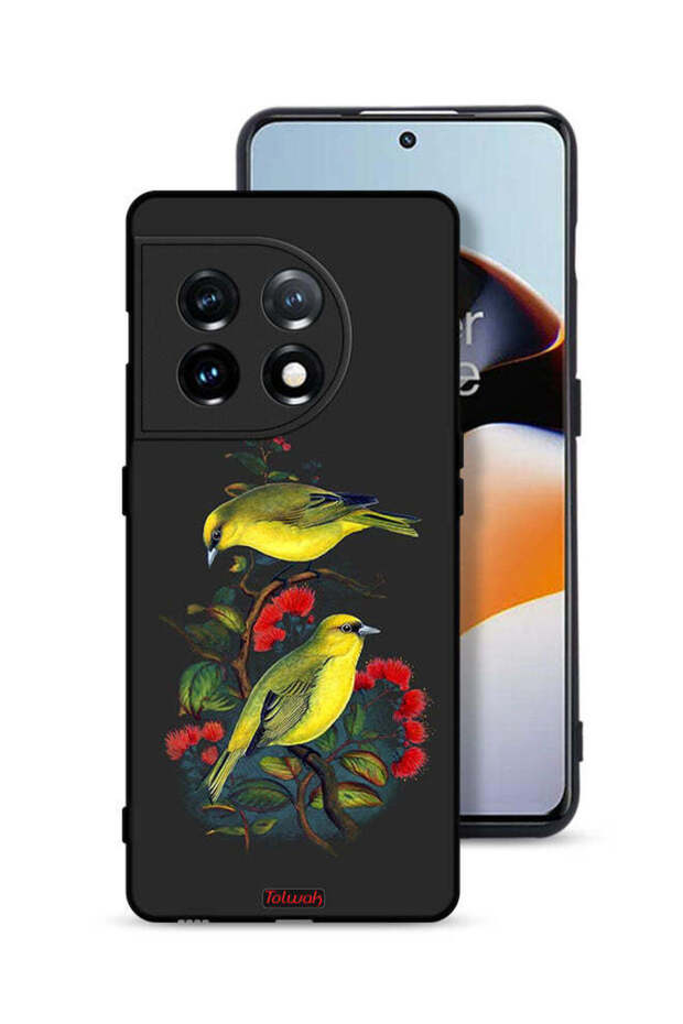 غطاء حماية لهاتف OnePlus 11 5G بطبعة طيور