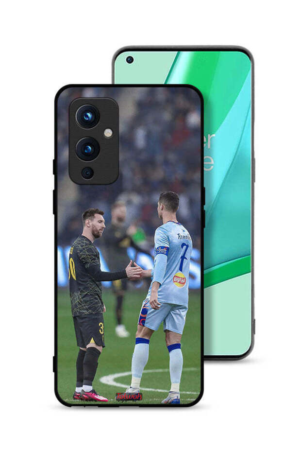 غطاء حماية لهاتف OnePlus 9 5G ميسي ورونالدو