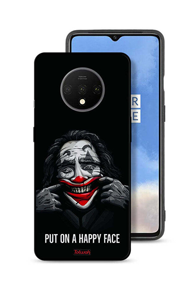 غطاء حماية لهاتف OnePlus 7T بوجه سعيد