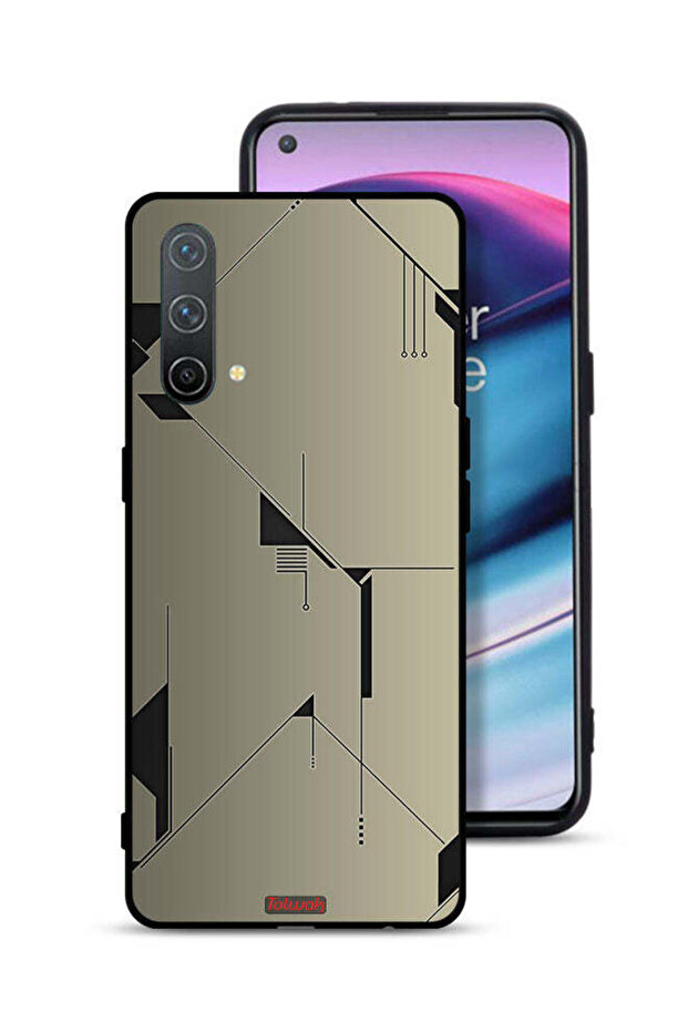 غطاء حماية لهاتف OnePlus Nord CE 5G بتصميم فني تجريدي بسيط