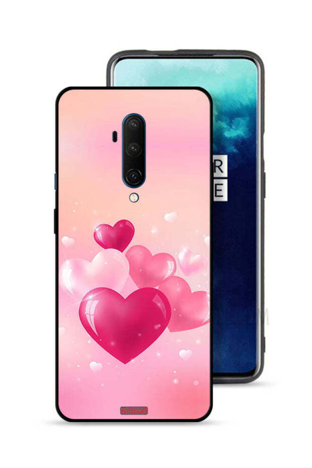 OnePlus 7T Pro Protective Case Cover Beautiful Hearts Art