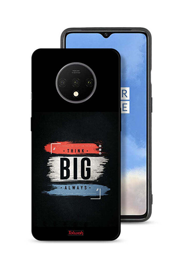 غطاء حماية لهاتف OnePlus 7T - فكر دائمًا بشكل كبير