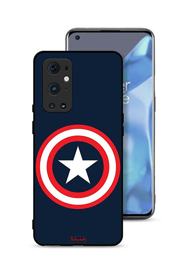 غطاء حماية لهاتف OnePlus 9 Pro 5G كابتن أمريكا