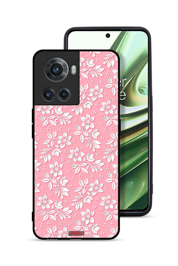OnePlus 10R 5G Protective Case Cover Flowers Background Pattern