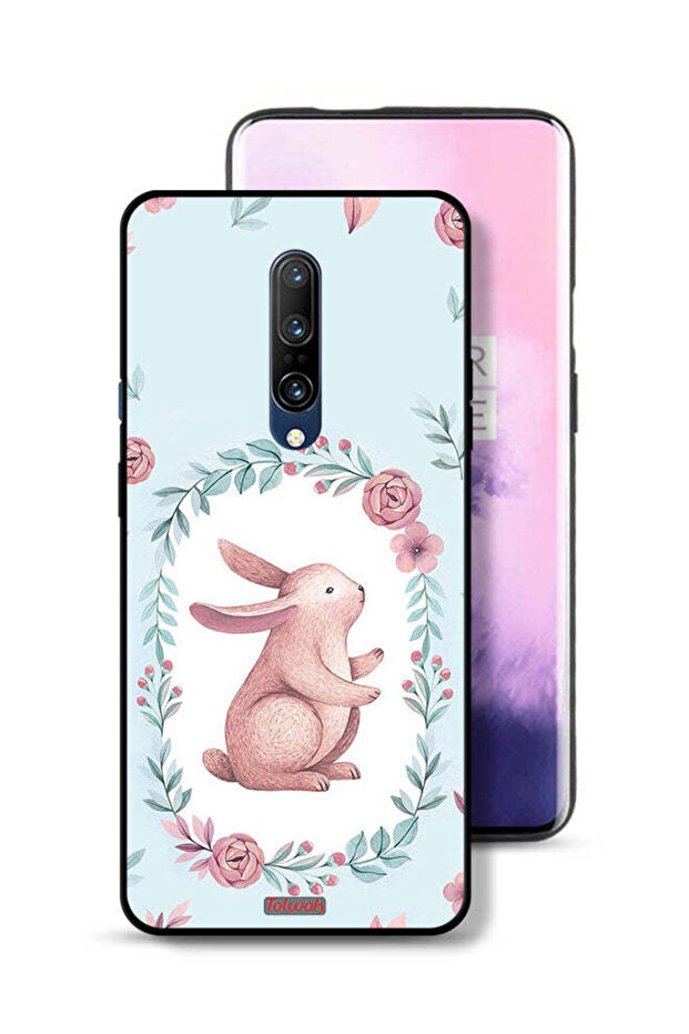 غطاء حماية لهاتف OnePlus 7 Pro على شكل أرنب