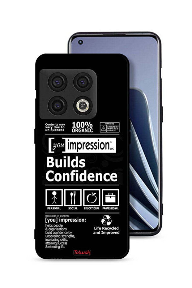 غطاء حماية لهاتف OnePlus 10 Pro 5G ملصق يعزز الثقة