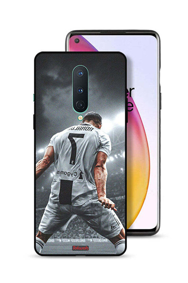 غطاء حماية لهاتف OnePlus 8 بطبعة احتفال كريستيانو رونالدو