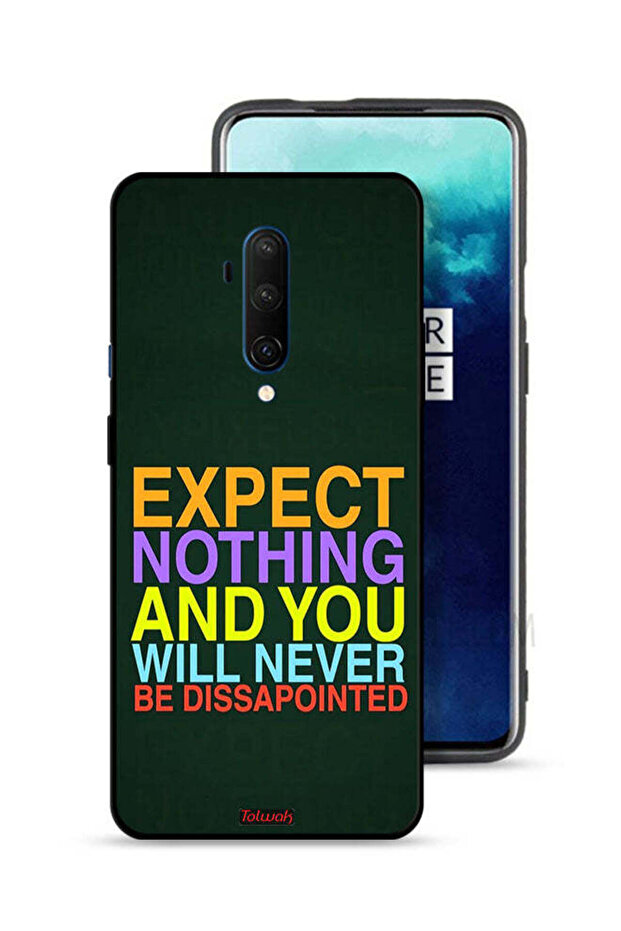 غطاء حماية لهاتف OnePlus 7T Pro لا تتوقع شيئًا ولن تشعر بخيبة الأمل أبدًا