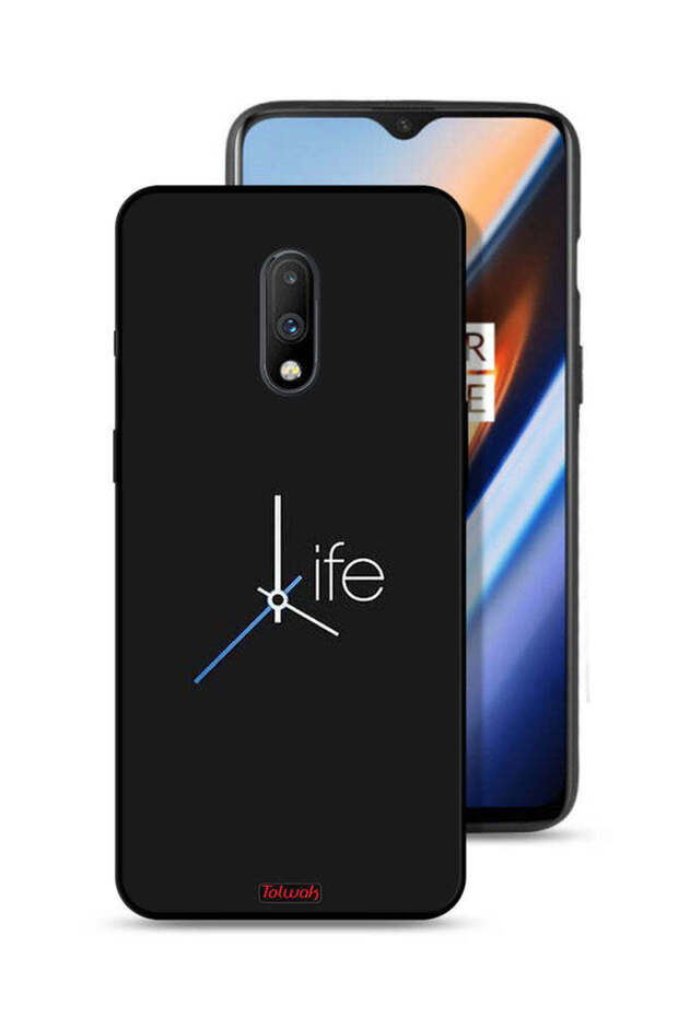 OnePlus 7 Protective Case Cover Life Clock