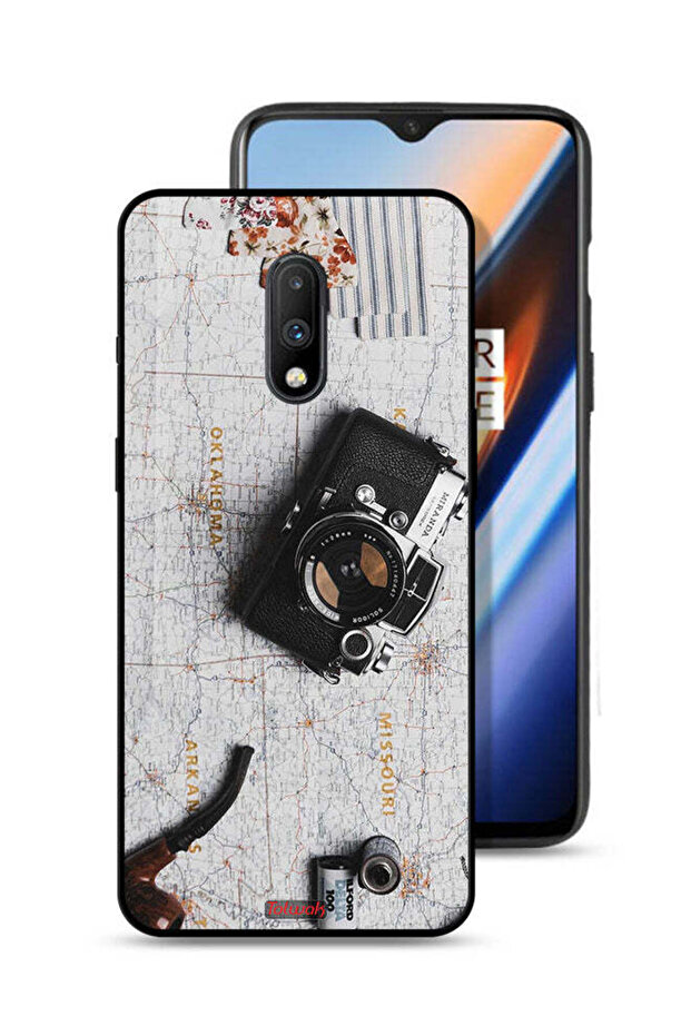 OnePlus 7 Protective Case Cover Vintage Camera