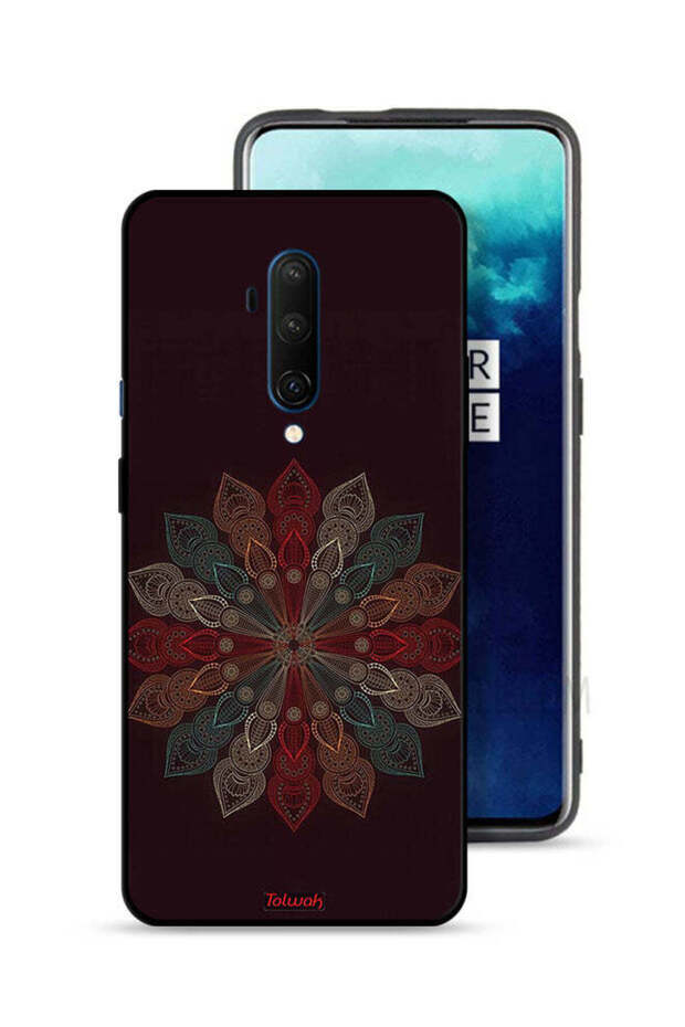 OnePlus 7T Pro Protective Case Cover Mandala Flower Art