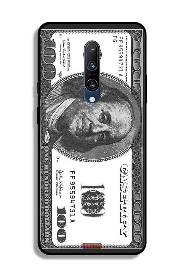 غطاء حماية لهاتف OnePlus 7 Pro بنقشة الدولار - 2