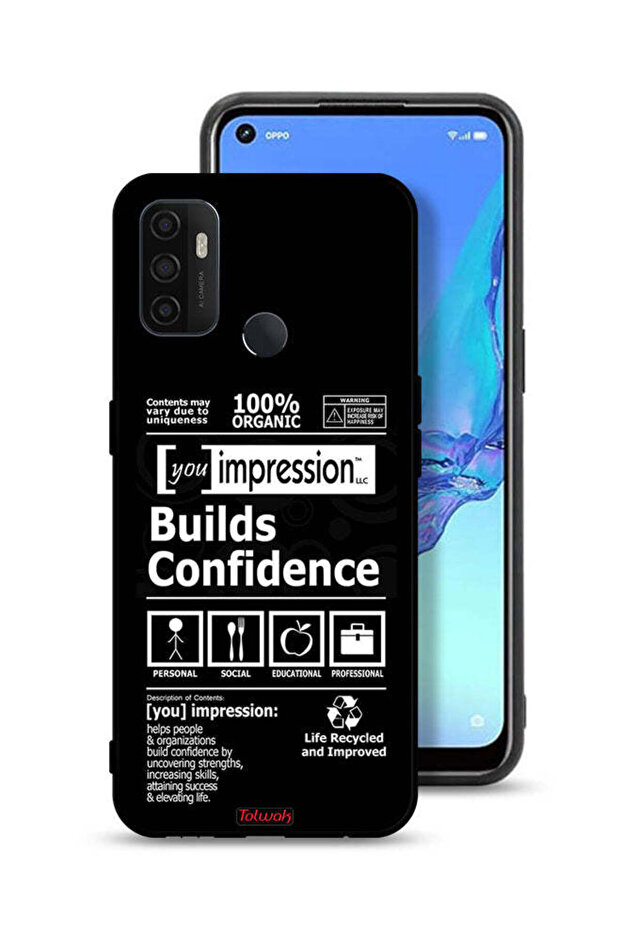 ملصق غطاء الحماية لهاتف Oppo A32 الذي يبني الثقة
